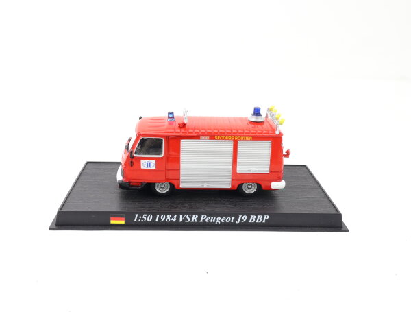 Del Prado Modellauto Feuerwehr 1984 VSR Peugeot J9 BBP / 1:50