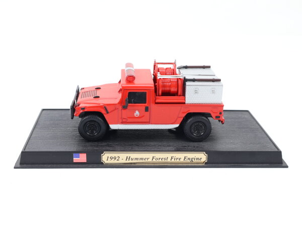 Del Prado Modellauto Einsatzfahrzeug Feuerwehr 1992 Hummer Forest Fire Engine