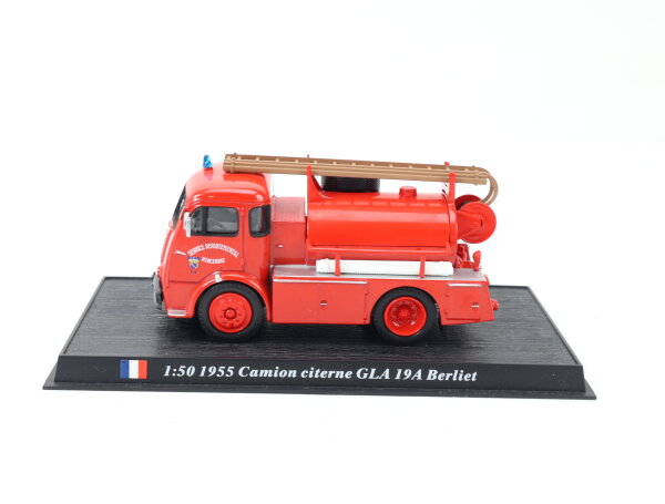 Del Prado Modellauto Feuerwehr 1955 Camion citerne GLA 19A Berliet / 1:50