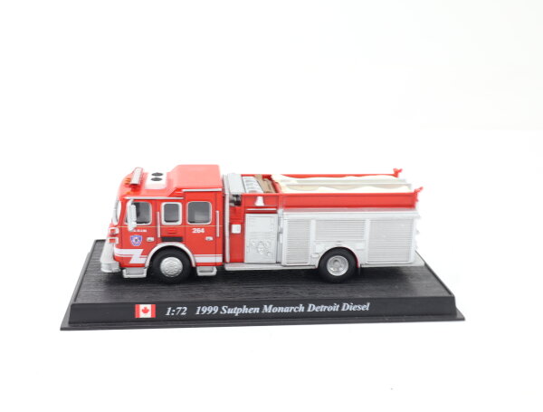 Del Prado Modellauto Feuerwehr 1999 Sutphen Monarch Detroit Diesel / 1:72