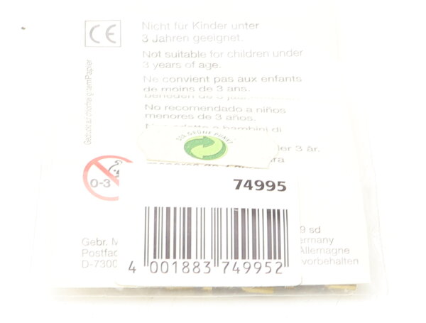 Märklin H0 74995 20x Flachsteckhülsen Kontakt für C-Gleis 1:87