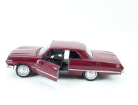 Anson Modellauto PKW Chevrolet Impala SS 1963 dunkelrot / Metall