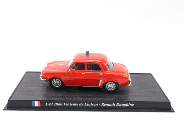 Del Prado Modellauto Einsatzfahrzeug Feuerwehr 1960 Renault Dauphine / 1:43