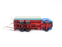 Herpa H0 Modellauto LKW Pritsche-Plane Fiat Iveco blau 1:87 / Licht