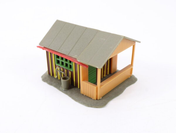 Faller H0 aus B-590 Gebäude Schrebergarten Gartenhaus gebaut