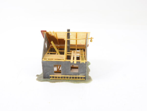 Spur H0 Gebäude Wohnhaus Rohbau Haus im Bau