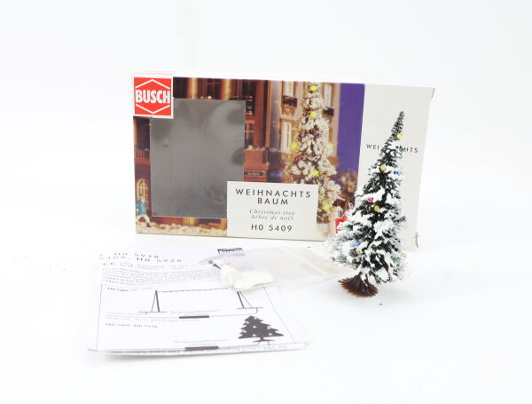 Busch H0 5409 Ausschmückung Tannenbaum Weihnachtsbaum Christbaum / Licht LED