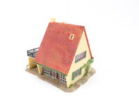 Faller H0 B-221 Gebäude Wohnhaus Einfamilienhaus Siedlerhaus mit Garage / gebaut