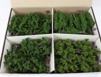 Heki H0 N TT 1342 Landschaftsbau Bepflanzung Bäume Laubbäume Naturbäume Konvolut