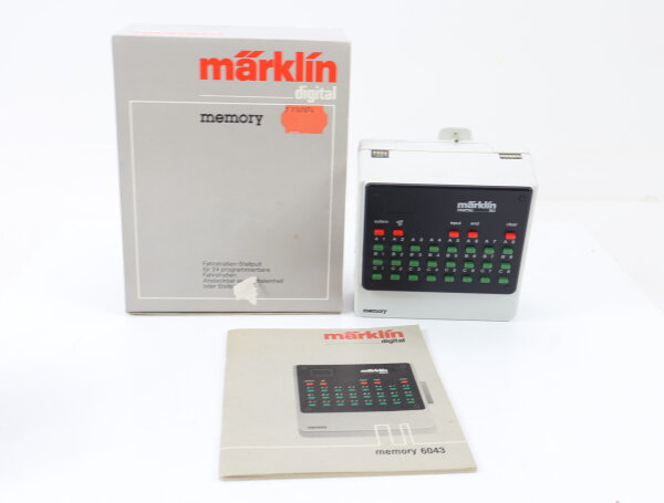 Märklin 6043 Steuerung Digital memory Fahrstraßen Stellpult OVP