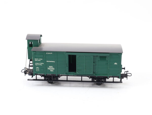 Märklin H0 4679 gedeckter Güterwagen mit Bremserhaus Württemberg 700 303 Nm
