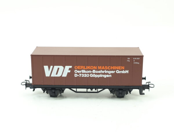Märklin H0 4455 Güterwagen Containerwagen braun "VDF Oerlikon Maschinen" DB