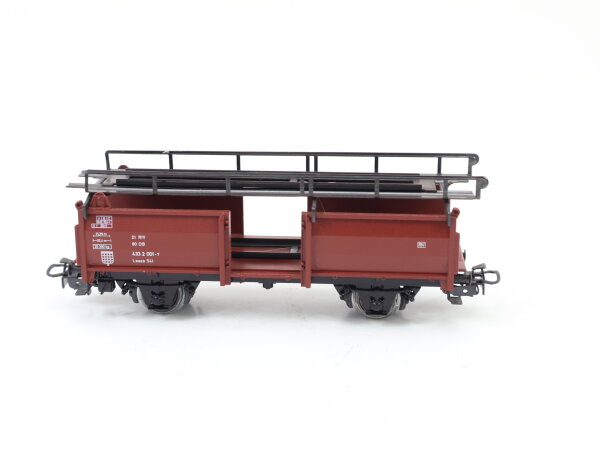 Märklin H0 4612 Güterwagen Autotransportwagen unbeladen 433 2 001-7 DB braun