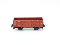 Trix Express H0 3414 offner Güterwagen Hochbordwagen 63 001 DB / Guss OVP