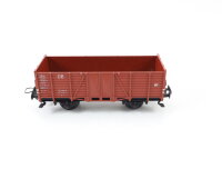 Trix Express H0 3414 offner Güterwagen Hochbordwagen 63 001 DB / Guss