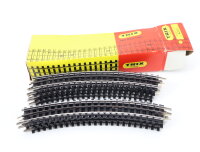 Trix Express H0 4322 10x Gleis gebogen Vollprofil 3-Leiter OVP