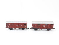 Roco H0 44090 gedeckte Güterwagen-Set 2-tlg,...