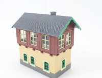 Spur H0 Gebäude Stellwerk Bahnbetriebswerk / Licht