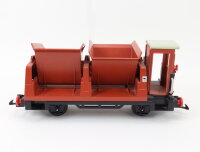 Playmobil G 4112 Güterwagen Doppel-Kipplore braun...