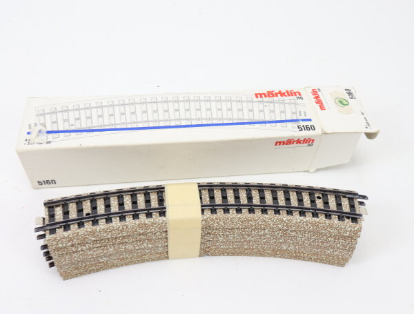 Märklin H0 5160 6x gebogenes Gleis r 360 mm 30° in OVP