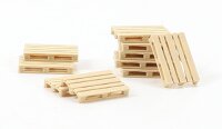 H0 Europaletten Braun Modellbahn Ladegut Set 50 Stück | 9,2 x 13,8 x 2 mm | 1:87