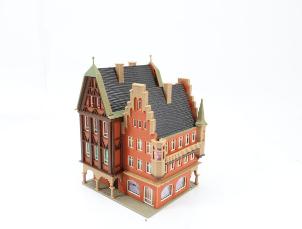 Vollmer N 19468 Gebäude Altstadthaus Fachwerkhaus mit Ladenzeile gebaut