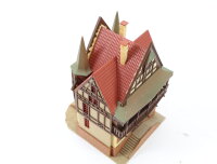 Vollmer H0 43748 Gebäude Stadthaus Fachwerkhaus Alte Post Postamt gebaut