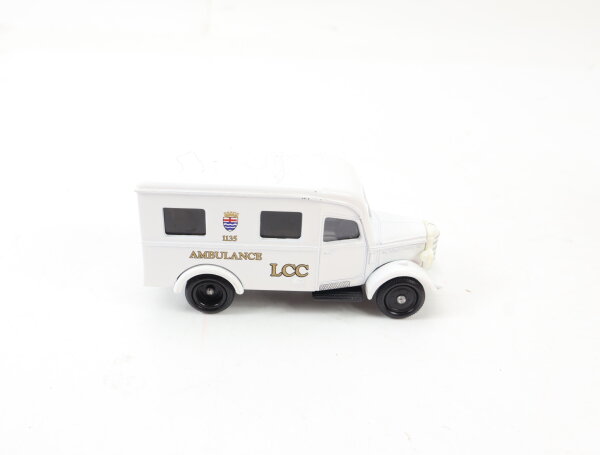 Lledo Modellauto Promotionfahrzeug PKW Krankenwagen "LCC Ambulance"