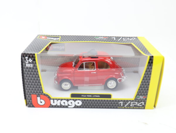 Bburago 22099 Modellauto PKW Fiat 500 L rot 1:24 OVP