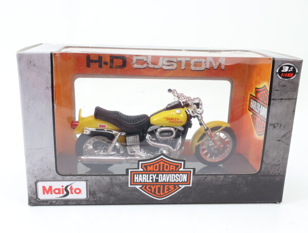 Maisto 16887 Modellfahrzeug Motorrad Chopper Harley-Davidson FXS 1977 / 1:18 OVP