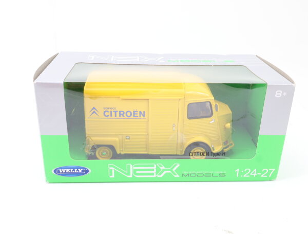 Welly No.24019 Modellauto PKW Citroen "service" Type H gelb / 1:24-27 Metall OVP