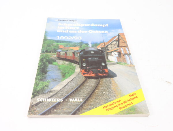 Buch - Schmalspurdampf im Harz und an der Ostsee 1992/93 Matthias Hengst