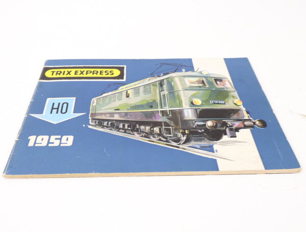 Trix Express H0 Katalog Prospekt mit Preisen 1959