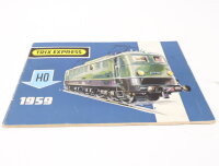 Trix Express H0 Katalog Prospekt mit Preisen 1959