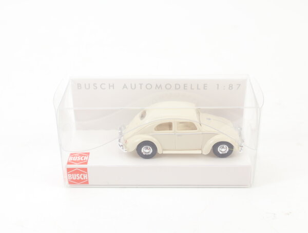 Busch H0 42720 Modellauto PKW VW Käfer "Exportmodell" Ovalfenster beige 1:87 OVP