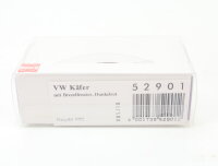 Busch H0 52901 Modellauto VW Käfer dunkelrot...