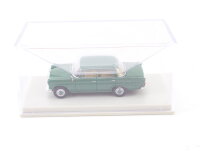 Brekina H0 13351 Modellauto PKW MB 190c (W 110) dunkelgrün im Display 1:87