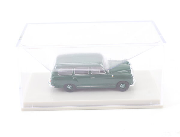 Brekina H0 13453 Modellauto PKW Mercedes-Benz 180 Kombi (W 120) dunkelgrün 1:87