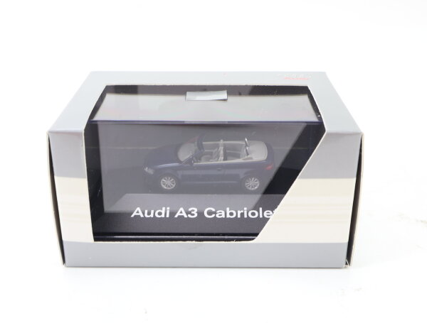 Herpa H0 501.08.033.22 Modellauto PKW Audi A3 (8P) dunkelblau-metallic /1:87 OVP