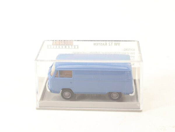 Brekina H0 33542 Modellauto VW T2 Kastenwagen blau / 1:87 OVP