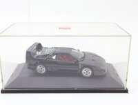 Herpa Modellauto PKW Rennwagen Ferrari F40 schwarz im...