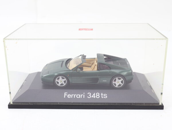 Herpa Modellauto PKW Ferrari 348 ts grün-metallic im Display / 1:43