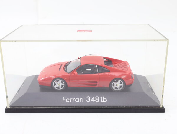 Herpa Modellauto PKW Rennwagen Ferrari 348 tb rot im Display / 1:43
