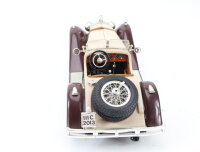 Bburago Modellauto PKW Mercedes-Benz SSK 1928 beige/braun 1:18