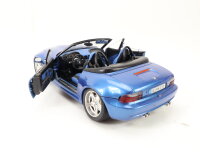 Bburago 3349 Modellauto PKW BMW M Roadster (1996) blau-metallic / Metall 1:18