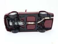 Modellauto Mercedes Benz 500 SL Cabrio (1989) rot 1:18