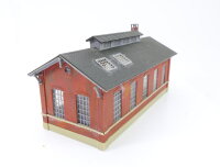 Spur H0 Gebäude Lokschuppen einständig