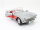Bburago Modellauto PKW Chevrolet Corvette (1957) silber-rot / 1:18