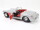 Bburago Modellauto PKW Chevrolet Corvette (1957) silber-rot / 1:18