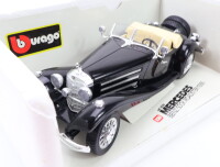 Bburago 3020 Modellauto PKW Mercedes-Benz 500 K Roadster (1936) schwarz / 1:20